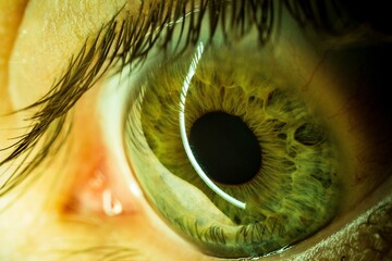 close up of eye