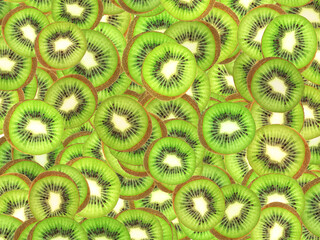 fresh fruit kiwi sliced use for background,