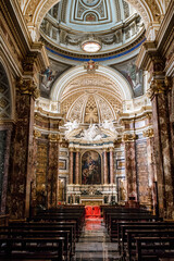 Fototapeta na wymiar Rome church interior