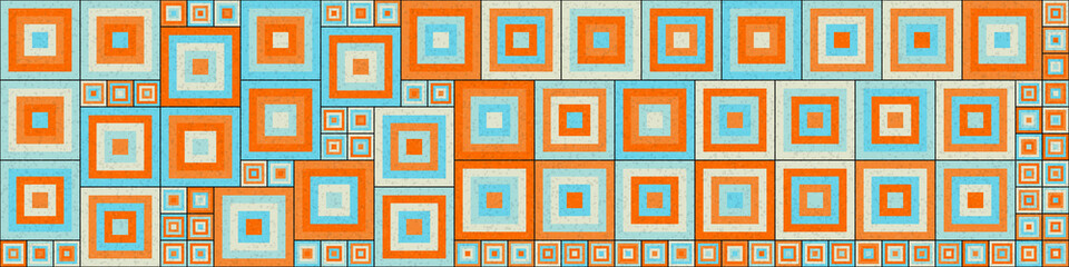 Abstract Geometric Pattern generative computational art illustration