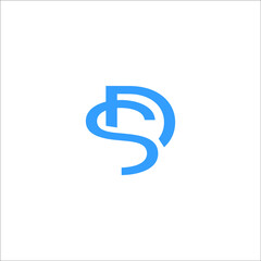 letter DS logo 