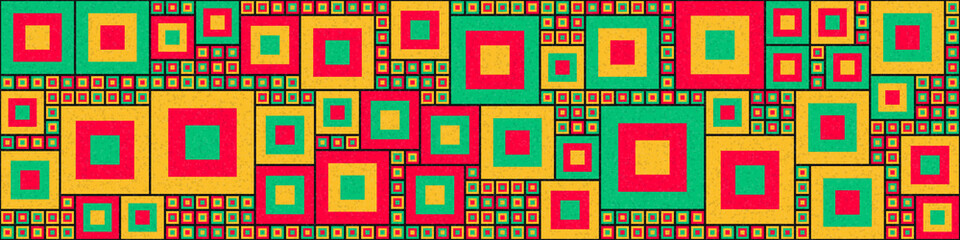 Abstract Geometric Pattern generative computational art illustration