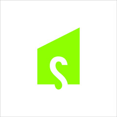 letter S real estate logo