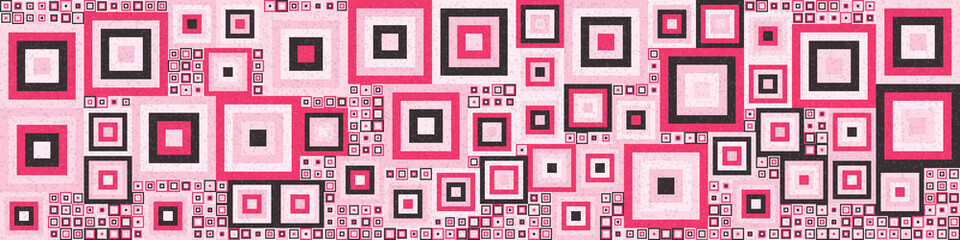 Abstract Geometric Pattern generative computational art illustration