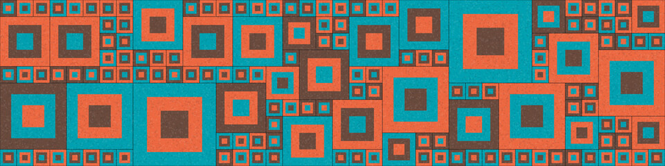 Abstract Geometric Pattern generative computational art illustration