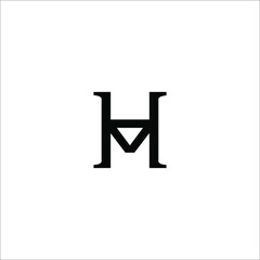 Letter HM logo