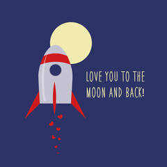 Love you to the moon and back