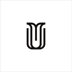 U letter logo 