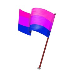 lgbtqia + The bisexual pride flag