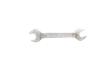 Wrench isolated on white background. Hand tools. File contains clipping path.