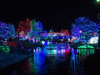 Christmas Lights on the River