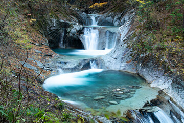 西沢渓谷の滝