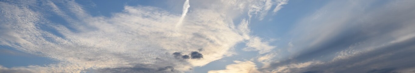 Naklejka na ściany i meble panoramic of sky and clouds 