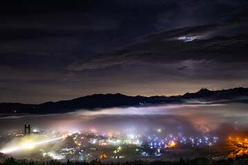 秩父夜景雲海
