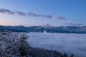 秩父霧氷雲海