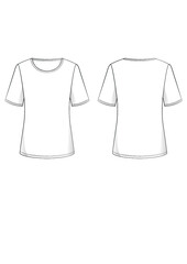 T-shirt technikal drawing