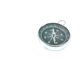 Compass isolated on white background with copy space.