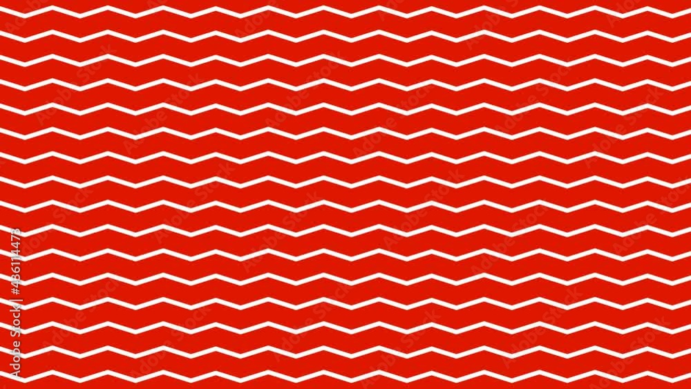 Fototapete wave line animation loop pattern. 2d animation motion graphics video