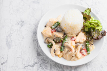 シチューライス