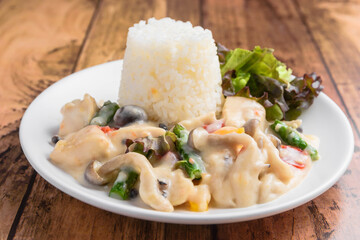 シチューライス