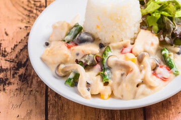 シチューライス