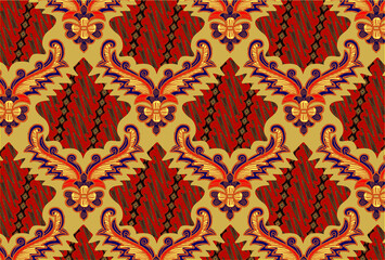 Indonesian batik motifs with very distinctive patterns. exclusive backgrounds. Vector Eps 10