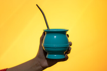 Mate in a orange background