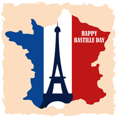 bastille day card