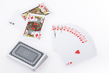 deck game. White background