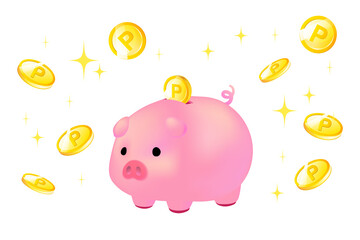 たの貯金箱とポイント