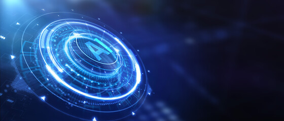 AI Learning and Artificial Intelligence Concept. Business, modern technology, internet and networking concept.