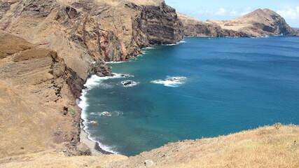view of the coast of Island of Madeira