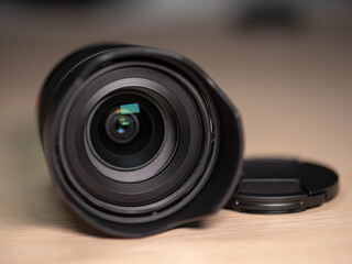 camera lens close up