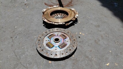 plate clutch of a car