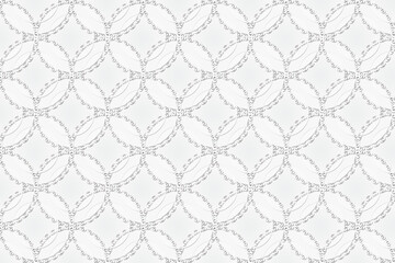seamless pattern, white paper, abstract background, wall art luxury with lines transparent gradient, you can use for ad, poster and card, template, business presentation, Modern futuristic