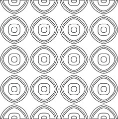 Geometric vector pattern with Black and white colors. abstract ornament for wallpapers and backgrounds.