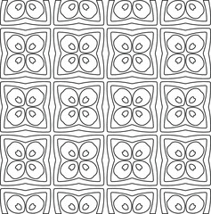 Geometric vector pattern with Black and white colors. abstract ornament for wallpapers and backgrounds.