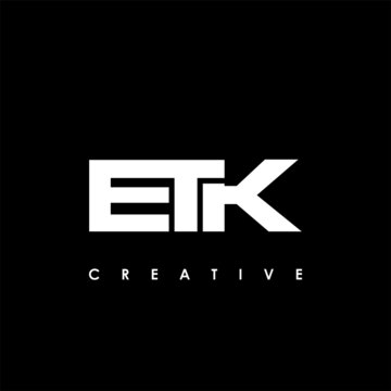 ETK Letter Initial Logo Design Template Vector Illustration
