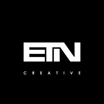 ETN Letter Initial Logo Design Template Vector Illustration