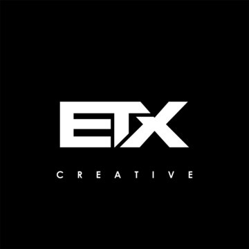 ETX Letter Initial Logo Design Template Vector Illustration