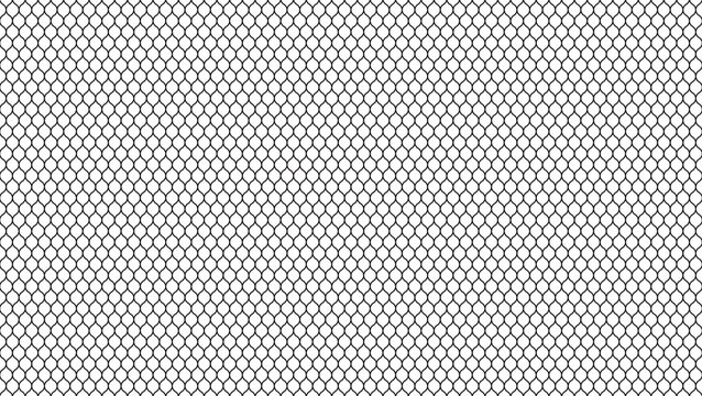 Abstract net curve line pattern with black color in white background.