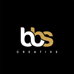 BBS Letter Initial Logo Design Template Vector Illustration - obrazy, fototapety, plakaty