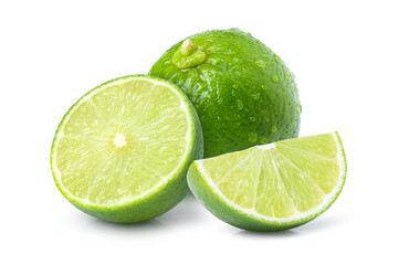 lime isolated on white