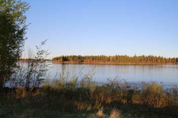 Evening On Astotin Lake, Elk Island National Park, Alberta