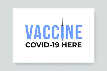 vaccine covid-19 poster