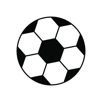 Soccer. Vector illustration of a ball. Isolated on a blank background. eps 10