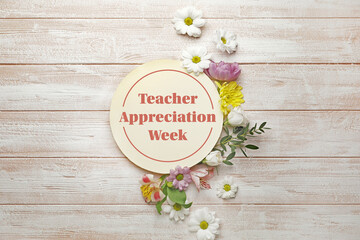 Greeting card for Teacher Appreciation Week
