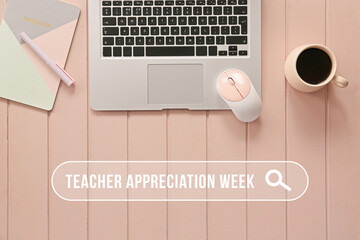 Greeting card for Teacher Appreciation Week