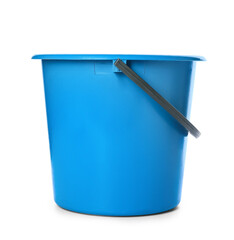 Plastic bucket on white background © Pixel-Shot