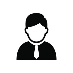 Businessman icon vector graphic illustration